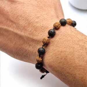 Karungali Rudraksha Bracelet