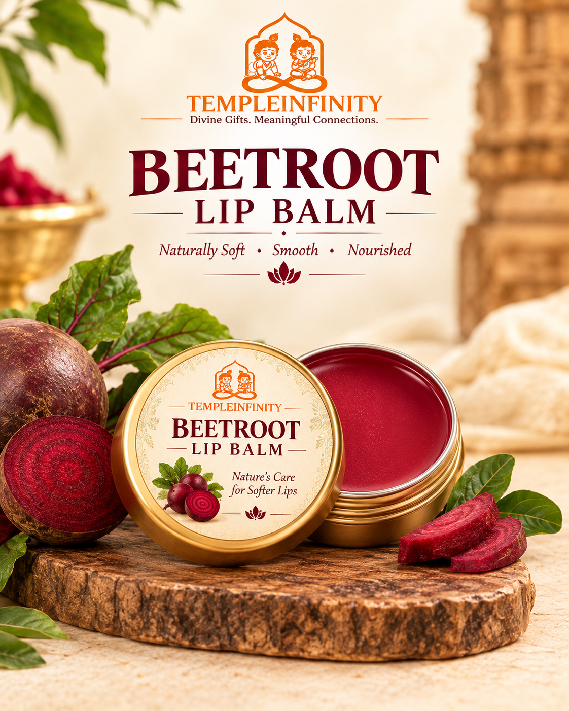 TempleInfinity Beetroot Lip Balm 1 TempleInfinity Beetroot Lip Balm
