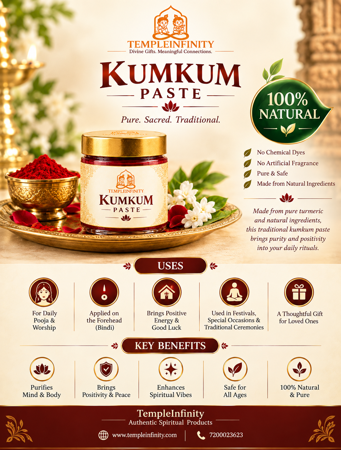 TempleInfinity Kumkum Paste 2 templeinfinity kumkum paste