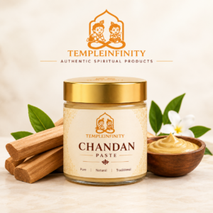 TempleInfinity Chandan Paste for Hindu pooja and traditional temple rituals