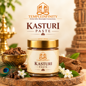 TempleInfinity Kasturi Paste for traditional pooja and temple rituals