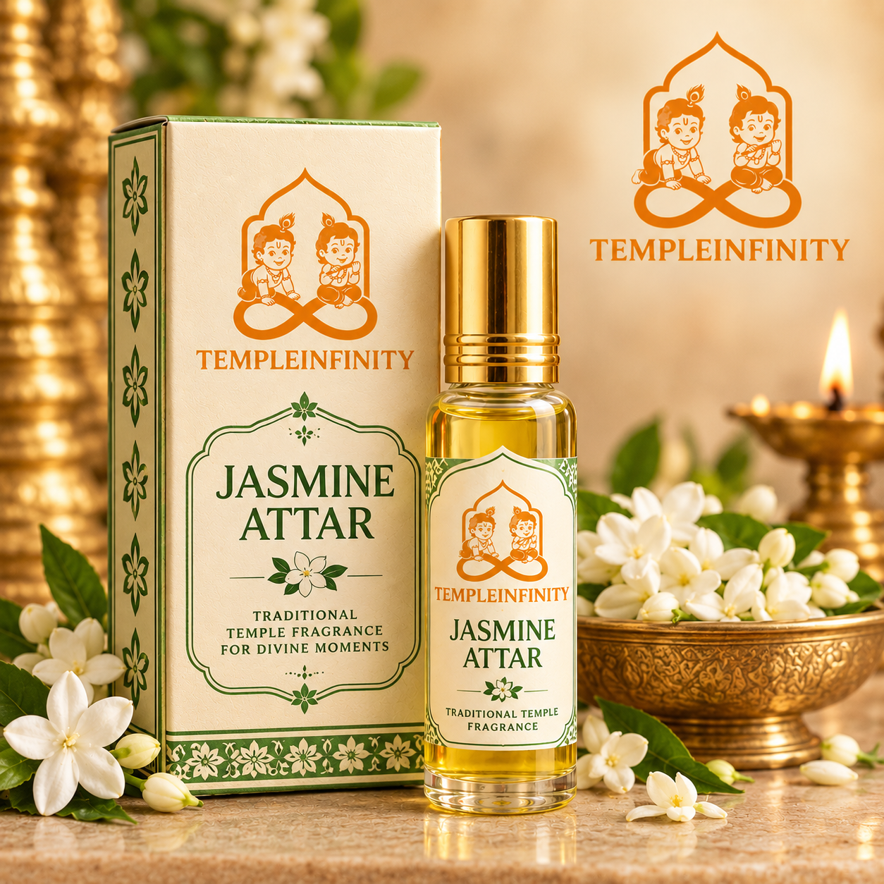 TempleInfinity Jasmine Attar 1 TempleInfinity Jasmine Attar traditional jasmine fragrance