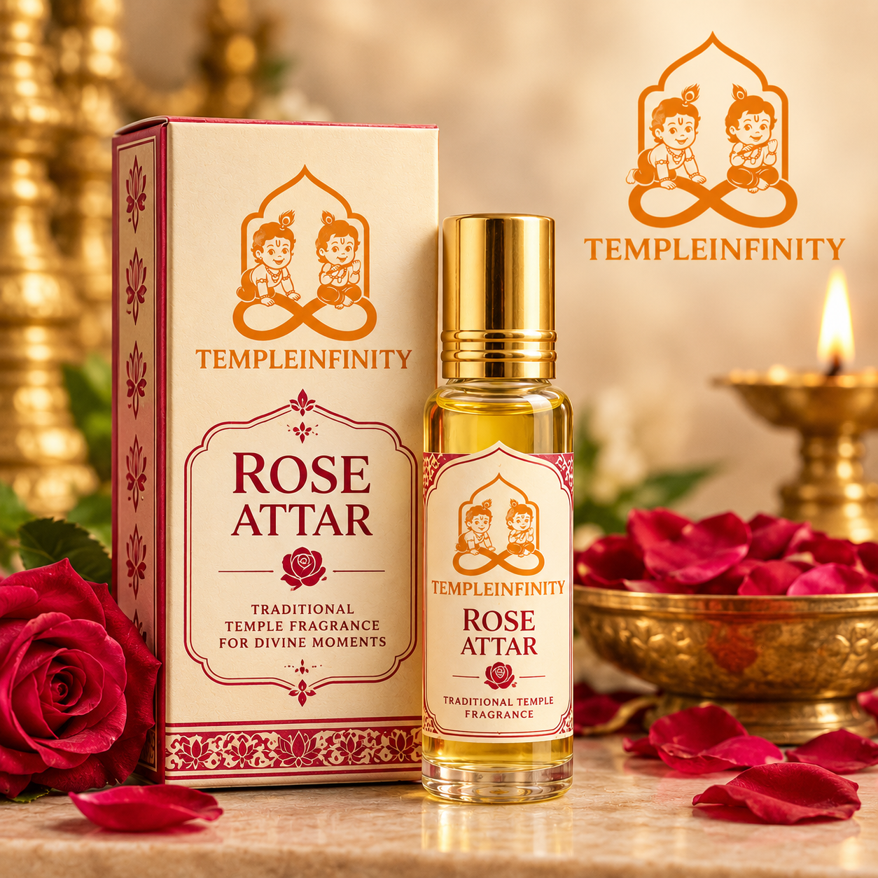TempleInfinity Rose Attar 1 TempleInfinity Rose Attar traditional rose fragrance
